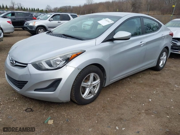 2014 Hyundai Elantra Limited with VIN 5NPDH4AE8EH521103, listed as a IAAI auction lot 41829513 with 230,564 mi miles. Bid and sale history available at carsss.com. Image 2.