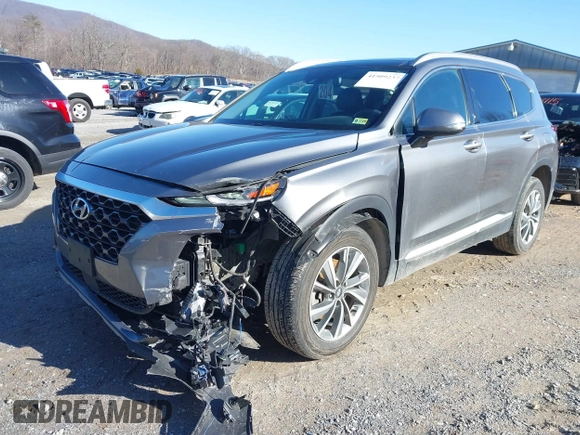 2019 Hyundai Santa Fe Limited with VIN 5NMS5CAD3KH033218, listed as a IAAI auction lot 41509237 with 95,152 mi miles. Bid and sale history available at carsss.com. Image 6.