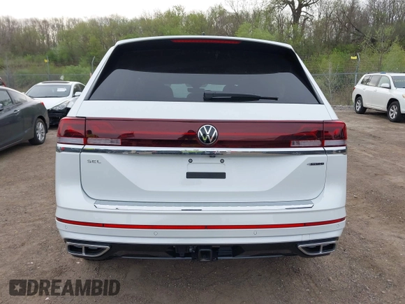 2025 Volkswagen Atlas SE with VIN 1V2FR2CA0SC525107, listed as a IAAI auction lot 42149492 with 2,443 mi miles and . Bid and sale history available at DreamBid. Image 16.