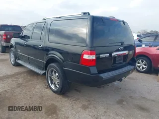 2007 Ford Expedition EL Limited with VIN 1FMFK19527LA93181, listed as a IAAI auction lot 41552485 with 191,225 mi miles. Bid and sale history available at carsss.com. Image 3.