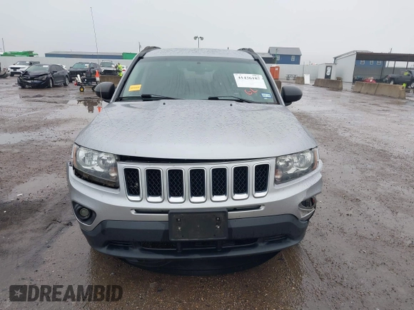 2017 Jeep Compass Sport with VIN 1C4NJCBA7HD124023, listed as a IAAI auction lot 41436187 with Not Provided miles and . Bid and sale history available at carsss.com. Image 12.