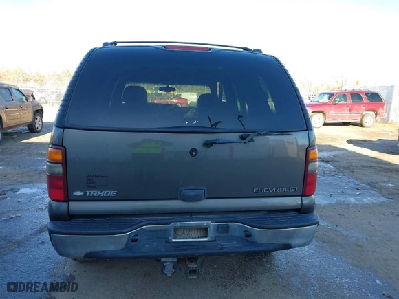 2002 Chevrolet Tahoe LS with VIN 1GNEK13V82J180328, listed as a IAAI auction lot 40810285 with 210,728 mi miles. Bid and sale history available at carsss.com. Image 16.