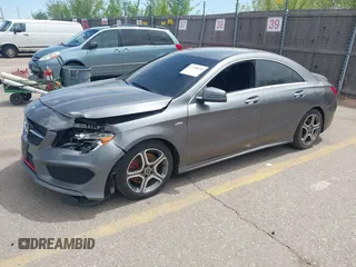 2015 Mercedes-Benz CLA 250 with VIN WDDSJ4GB3FN264870, listed as a IAAI auction lot 42158250 with 165,739 mi miles and . Bid and sale history available at DreamBid. Image 2.