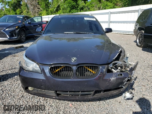 2007 BMW 5 Series 550i with VIN WBANB53587CP08507, listed as a Copart auction lot 51132315 with 119,841 mi miles and Salvage Title. Bid and sale history available at DreamBid. Image 5.