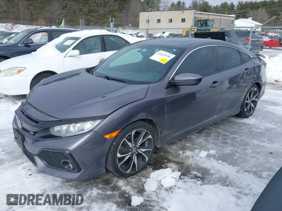 2017 Honda Civic Sedan Si with VIN 2HGFC1E50HH701190, listed as a IAAI auction lot 41623930 with 145,023 mi miles. Bid and sale history available at carsss.com. Image 17.