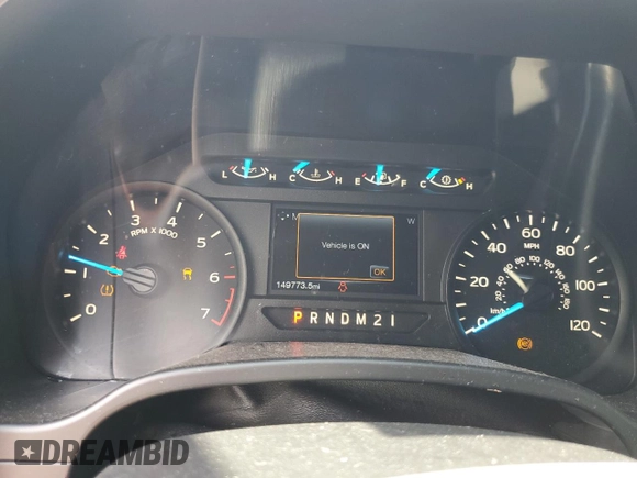 2017 Ford F-150 XL with VIN 1FTEW1CP4HKD87591, listed as a Copart auction lot 54422305 with 149,773 mi miles and Salvage title. Bid and sale history available at DreamBid. Image 9.