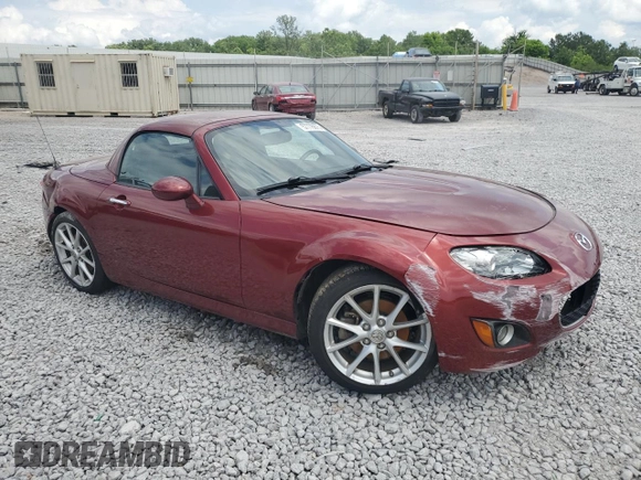 2011 Mazda MX-5 Miata Club with VIN JM1NC2MF0B0213167, listed as a Copart auction lot 57776875 with 77,694 mi miles and Salvage title. Bid and sale history available at DreamBid. Image 4.