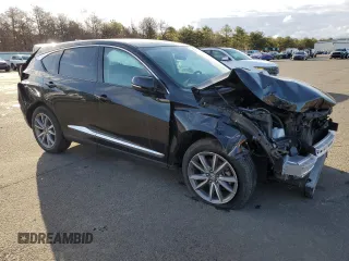 2021 Acura RDX Technology with VIN 5J8TC2H50ML011456, listed as a Copart auction lot 49070805 with 28,537 mi miles and Non repairable. Bid and sale history available at DreamBid. Image 4.
