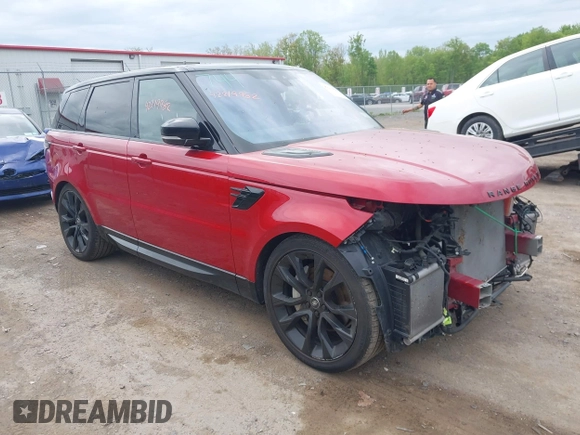 2019 Land Rover Range Rover Sport HSE with VIN SALWR2RV6KA838307, listed as a IAAI auction lot 42219982 with 47,365 mi miles and . Bid and sale history available at DreamBid. Image 1.