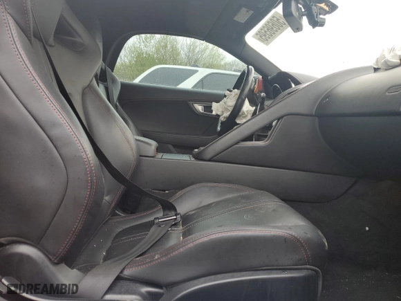 2017 Jaguar F-TYPE S with VIN SAJWA6FU2H8K37740, listed as a Copart auction lot 50696595 with 77,011 mi miles and Salvage Title. Bid and sale history available at carsss.com. Image 10.