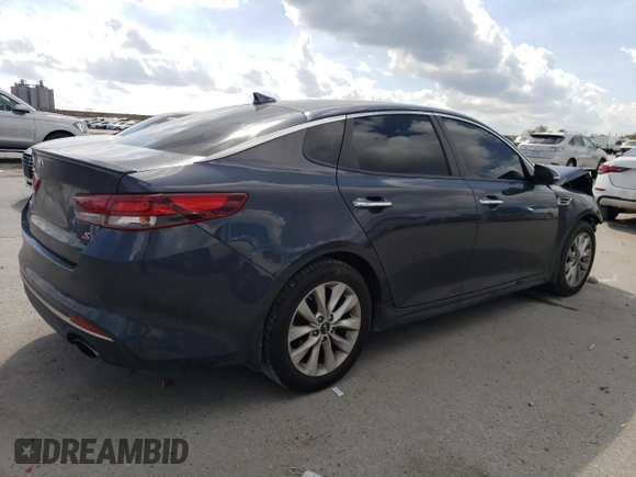 2018 Kia Optima S with VIN 5XXGT4L3XJG239610, listed as a Copart auction lot 44654245 with 117,806 mi miles and Salvage Title. Bid and sale history available at carsss.com. Image 3.