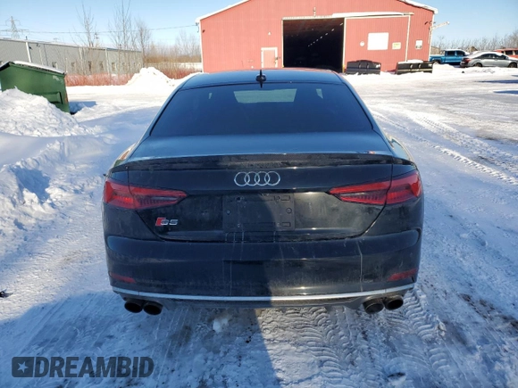2018 Audi S5 Prestige z VIN WAUR4AF56JA006639, wystawiony jako Copart lot #45465115 z przebiegiem 187 224 mil mil oraz Czysty tytuł • Clean title. Historia ofert i sprzedaży dostępna na DreamBid. Obrazek 6.