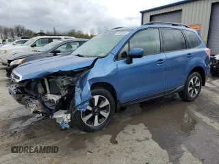2017 Subaru Forester Premium with VIN JF2SJAECXHH437534, listed as a Copart auction lot 49152633 with 71,824 mi miles. Bid and sale history available at carsss.com. Image 1.