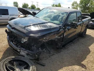 2021 Ram 1500 Big Horn with VIN 1C6SRFBT9MN669232, listed as a Copart auction lot 67047204 with 63,053 mi miles and Non Repairable. Bid and sale history available at carsss.com. Image 1.