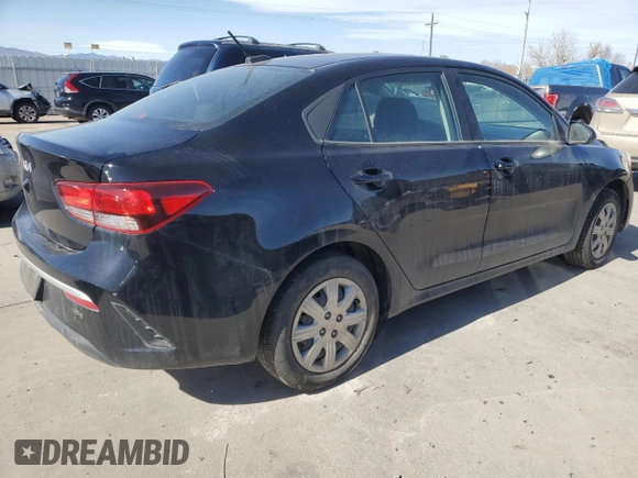 2022 Kia Rio S with VIN 3KPA24AD6NE445249, listed as a Copart auction lot 47897285 with 51,906 mi miles and Salvage Title. Bid and sale history available at DreamBid. Image 3.