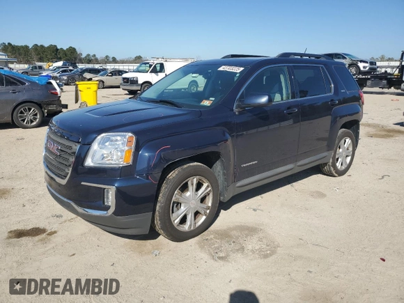 2017 GMC Terrain SLE with VIN 2GKFLTE3XH6226902, listed as a Copart auction lot 43703225 with 47,096 mi miles and Salvage Title. Bid and sale history available at carsss.com. Image 1.