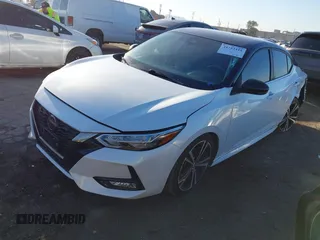 2020 Nissan Sentra SR with VIN 3N1AB8DV0LY261421, listed as a IAAI auction lot 41752418 with 42,971 mi miles and . Bid and sale history available at DreamBid. Image 2.