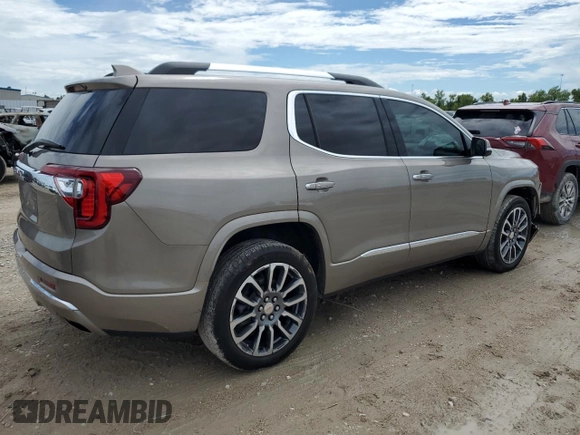 2022 GMC Acadia Denali with VIN 1GKKNPLS7NZ125634, listed as a Copart auction lot 69306674 with 31,087 mi miles and Salvage Title. Bid and sale history available at carsss.com. Image 3.