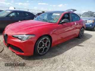 2022 Alfa Romeo Giulia Ti with VIN ZARFAMBN9N7654264, listed as a Copart auction lot 74699724 with 0 mi miles and Non Repairable. Bid and sale history available at carsss.com. Image 1.