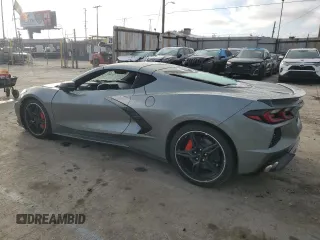 2022 Chevrolet Corvette 2LT with VIN 1G1YB2D49N5109954, listed as a Copart auction lot 43973275 with 44,566 mi miles and Salvage Title. Bid and sale history available at carsss.com. Image 2.
