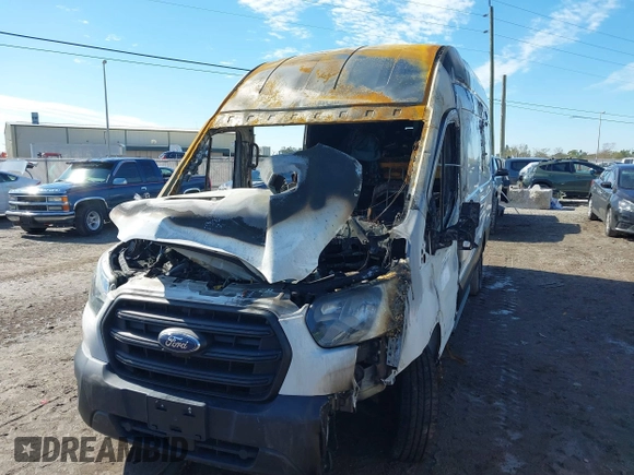 2020 Ford Transit Cargo with VIN 1FTBR3X82LKA42643, listed as a IAAI auction lot 41398109 with Not Provided miles. Bid and sale history available at carsss.com. Image 6.