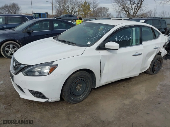 2019 Nissan Sentra SR with VIN 3N1AB7APXKY264566, listed as a IAAI auction lot 41637163 with 99,871 mi miles. Bid and sale history available at carsss.com. Image 17.