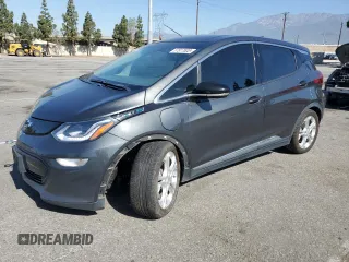 2019 Chevrolet Bolt EV LT z VIN 1G1FY6S04K4117295, wystawiony jako Copart lot #57817635 z przebiegiem 180 284 mil mil oraz Szkoda całkowita • Salvage title. Historia ofert i sprzedaży dostępna na DreamBid. Obrazek 1.