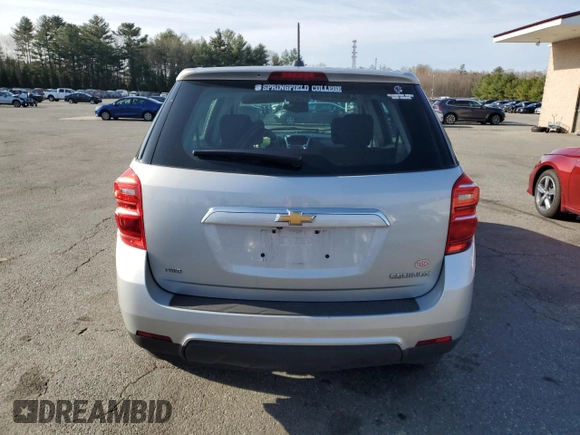 2016 Chevrolet Equinox LS with VIN 2GNFLEEK5G6224849, listed as a Copart auction lot 51519505 with Not Provided miles and Salvage Title. Bid and sale history available at DreamBid. Image 6.