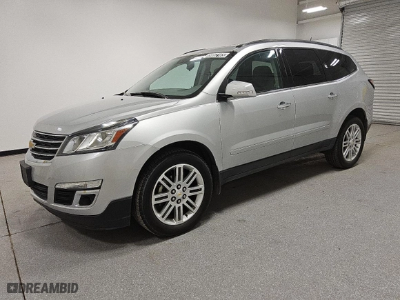 2015 Chevrolet Traverse LT with VIN 1GNKRGKDXFJ338247, listed as a Copart auction lot 49862165 with 126,857 mi miles and Clean Title. Bid and sale history available at carsss.com. Image 1.