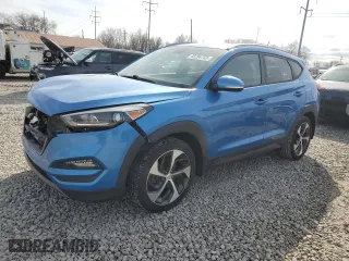 2016 Hyundai Tucson Eco with VIN KM8J3CA27GU073104, listed as a Copart auction lot 49794755 with 84,791 mi miles and Salvage Title. Bid and sale history available at carsss.com. Image 1.