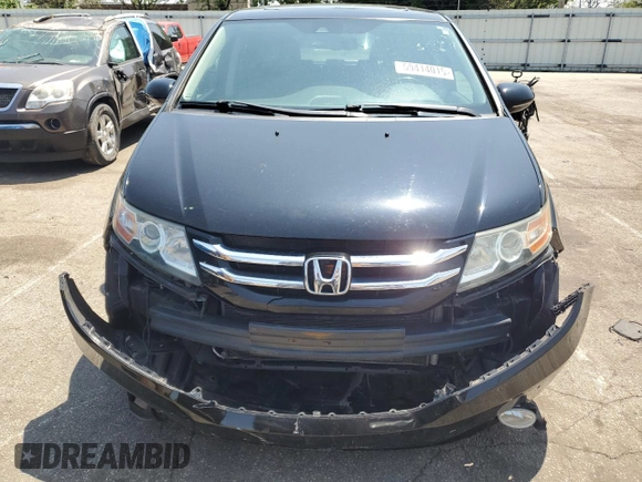 2014 Honda Odyssey Touring с VIN 5FNRL5H91EB013332, выставлен на аукционе Copart как лот 59414015 с пробегом 162 203 миль миль и Списание • Salvage title. История ставок и продаж доступна на DreamBid. Изображение 5.