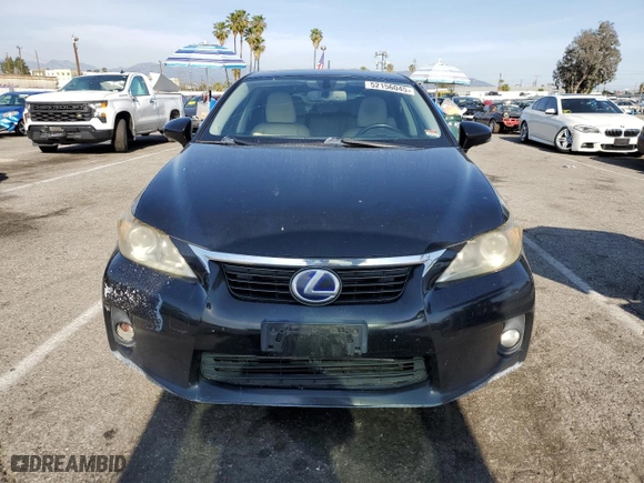 2011 Lexus CT 200h with VIN JTHKD5BH3B2029978, listed as a Copart auction lot 52156045 with 202,213 mi miles and Salvage Title. Bid and sale history available at carsss.com. Image 5.