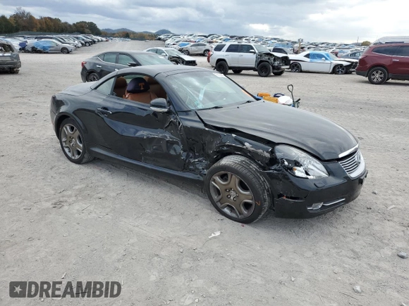 2007 Lexus SC 430 with VIN JTHFN45Y279013600, listed as a Copart auction lot 78139444 with 129,950 mi miles and Salvage Title. Bid and sale history available at DreamBid. Image 4.