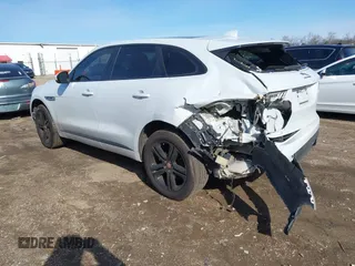 2017 Jaguar F-Pace 35t R-Sport with VIN SADCL2BVXHA063738, listed as a IAAI auction lot 41824648 with 112,449 mi miles and . Bid and sale history available at DreamBid. Image 3.