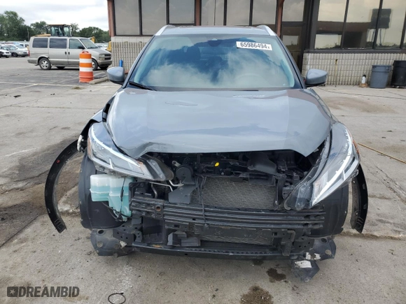 2021 Nissan Kicks SV with VIN 3N1CP5CV5ML470498, listed as a Copart auction lot 65986494 with 65,236 mi miles and Salvage Title. Bid and sale history available at carsss.com. Image 5.