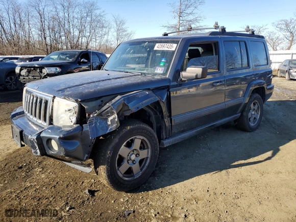 2007 Jeep Commander Sport with VIN 1J8HG48K07C674274, listed as a Copart auction lot 42897435 with 182,701 mi miles and Salvage Title. Bid and sale history available at carsss.com. Image 1.