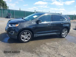 2015 Ford Edge Titanium with VIN 2FMTK4K92FBB42637, listed as a IAAI auction lot 41968659 with 99,667 mi miles. Bid and sale history available at carsss.com. Image 15.