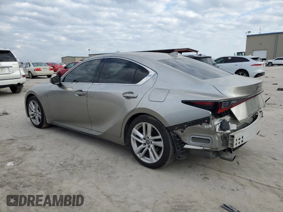 2023 Lexus IS 300 with VIN JTHCA1D29P5125490, listed as a Copart auction lot 86061184 with 42,569 mi miles and Salvage title. Bid and sale history available at DreamBid. Image 2.