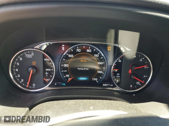 2018 GMC Acadia Denali z VIN 1GKKNXLS8JZ108156, wystawiony jako Copart lot #55960015 z przebiegiem 59 611 mil mil oraz Szkoda całkowita • Salvage title. Historia ofert i sprzedaży dostępna na DreamBid. Obrazek 9.