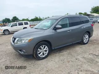2016 Nissan Pathfinder Platinum with VIN 5N1AR2MN1GC621490, listed as a IAAI auction lot 42410841 with 120,651 mi miles and . Bid and sale history available at DreamBid. Image 17.