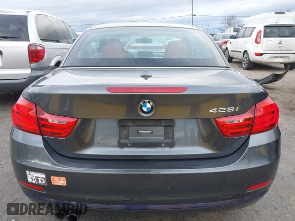 2015 BMW 4 Series 428i with VIN WBA3V7C54FP772531, listed as a IAAI auction lot 41487899 with 90,893 mi miles. Bid and sale history available at carsss.com. Image 17.