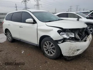 2015 Nissan Pathfinder S with VIN 5N1AR2MN5FC626688, listed as a Copart auction lot 58366045 with 148,900 mi miles and Salvage title. Bid and sale history available at DreamBid. Image 4.