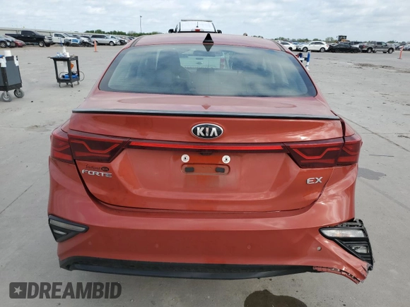 2019 Kia Forte EX with VIN 3KPF54AD4KE062273, listed as a Copart auction lot 53674945 with 51,917 mi miles and Salvage Title. Bid and sale history available at carsss.com. Image 6.