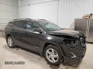 2018 GMC Terrain SLE with VIN 3GKALTEXXJL246257, listed as a Copart auction lot 48801545 with 126,531 mi miles and Salvage Title. Bid and sale history available at carsss.com. Image 4.