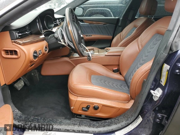 2017 Maserati Quattroporte z VIN ZAM56RRL0H1199204, wystawiony jako Copart lot #60826134 z przebiegiem 45 765 mil mil oraz Szkoda całkowita • Salvage title. Historia ofert i sprzedaży dostępna na DreamBid. Obrazek 7.