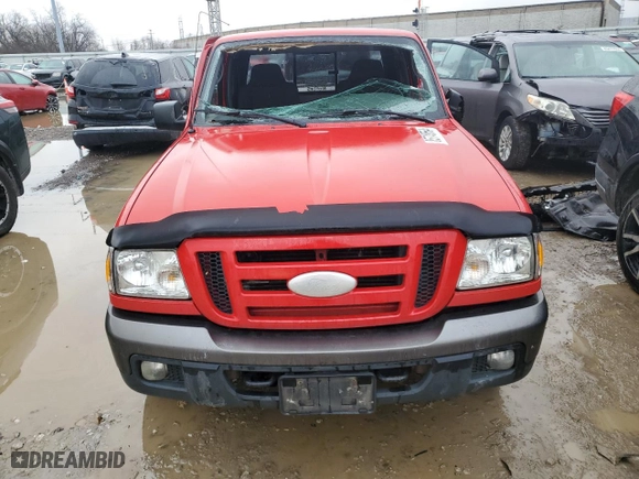 2006 Ford Ranger XL with VIN 1FTZR15E36PA44601, listed as a Copart auction lot 85749564 with 172,524 mi miles and Salvage Title. Bid and sale history available at carsss.com. Image 5.