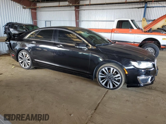 2019 Lincoln MKZ Hybrid Reserve II with VIN 3LN6L5MU2KR620987, listed as a Copart auction lot 45592715 with 205,169 mi miles and Salvage title. Bid and sale history available at DreamBid. Image 4.