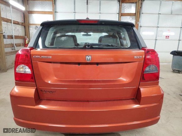 2007 Dodge Caliber SXT with VIN 1B3HB48B07D236551, listed as a Copart auction lot 50066455 with 116,008 mi miles and Clean Title. Bid and sale history available at carsss.com. Image 6.