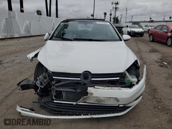 2020 Volkswagen Golf TSI z VIN 3VWG57AU1LM009105, wystawiony jako Copart lot #53172025 z przebiegiem 46 782 mil mil oraz Szkoda całkowita • Salvage title. Historia ofert i sprzedaży dostępna na DreamBid. Obrazek 5.