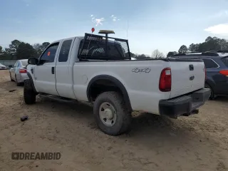 2008 Ford Super Duty F-250 SRW XL with VIN 1FTSX21508EC92855, listed as a Copart auction lot 82299124 with 122,566 mi miles and Salvage Title. Bid and sale history available at carsss.com. Image 2.
